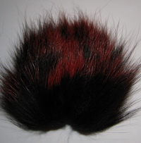 ��� ������������ ����� �����-�������/ arctic fox fur black-red